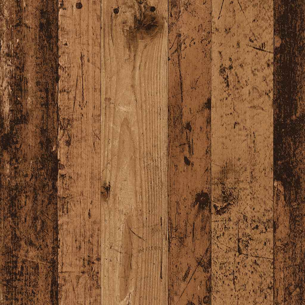 Cd-kast 102x23x177,5 cm bewerkt hout oud houtkleurig