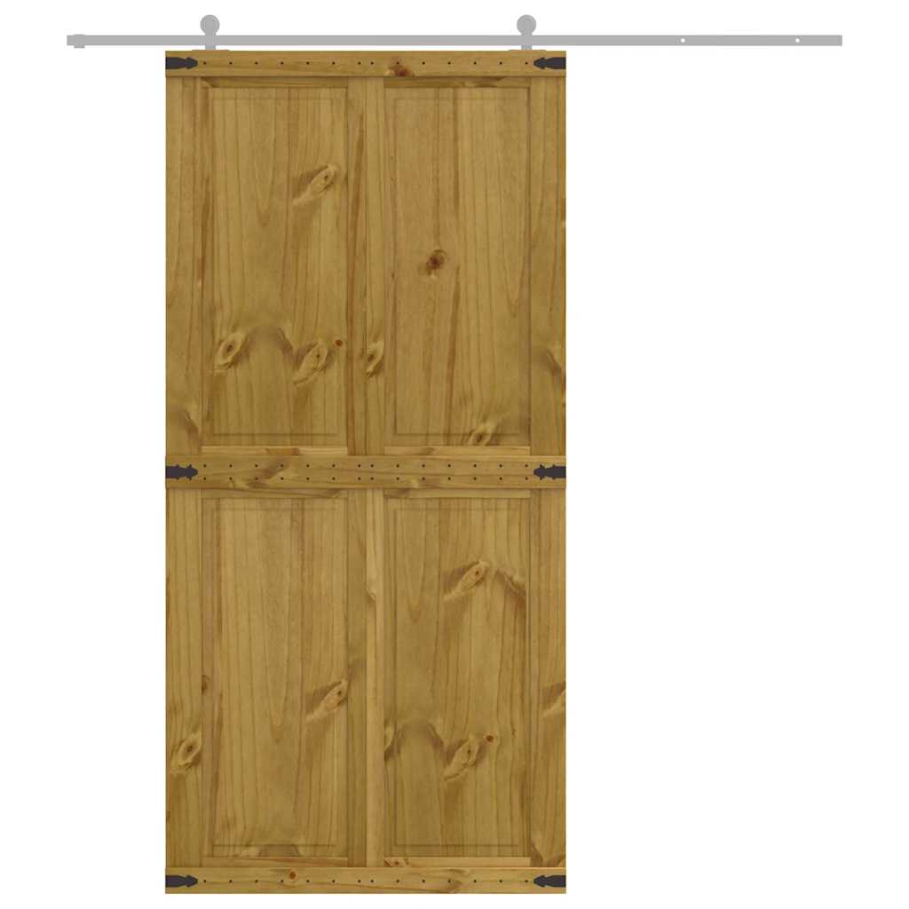 Schuifdeur CORONA 100x210 cm massief grenenhout